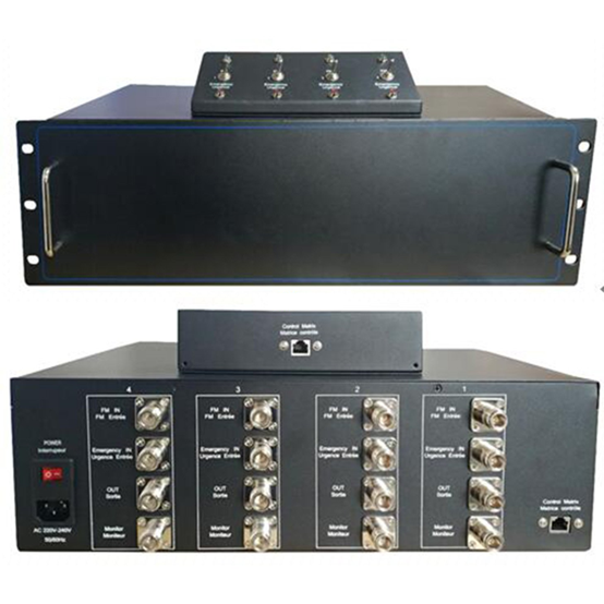  幸福路街道FM应急广播插播控制器